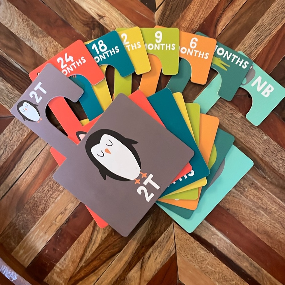 Baby Toddler Clothes Hanger Dividers (Newborn - 2T).